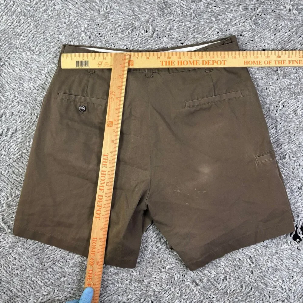 UPS Wearguard Employee Shorts Lot of 2 Mens 34 Brown Cargo Utility Workwear